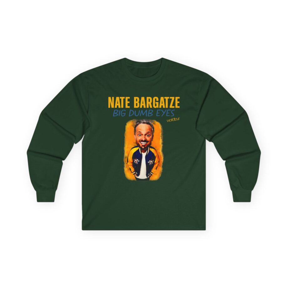 Nate Bargatze Big Dumb Eyes Tour Unisex Ultra Cotton Long Sleeve Tee