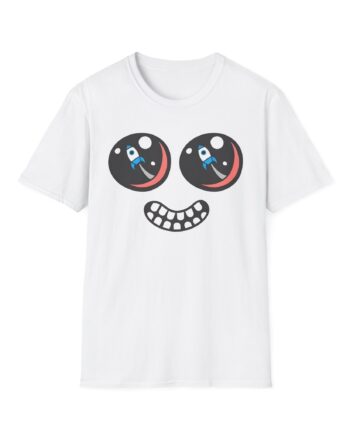 Dantdm Rocket Eyes Face Unisex Softstyle T-shirt