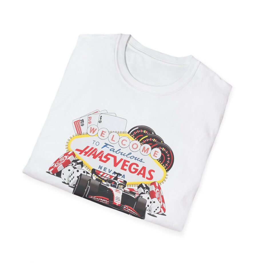 Haas F1 Las Vegas Gp  Unisex Softstyle T-Shirt