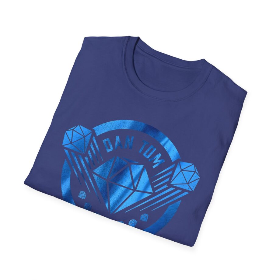 Dantdm Blue Foil Unisex Softstyle T-shirt