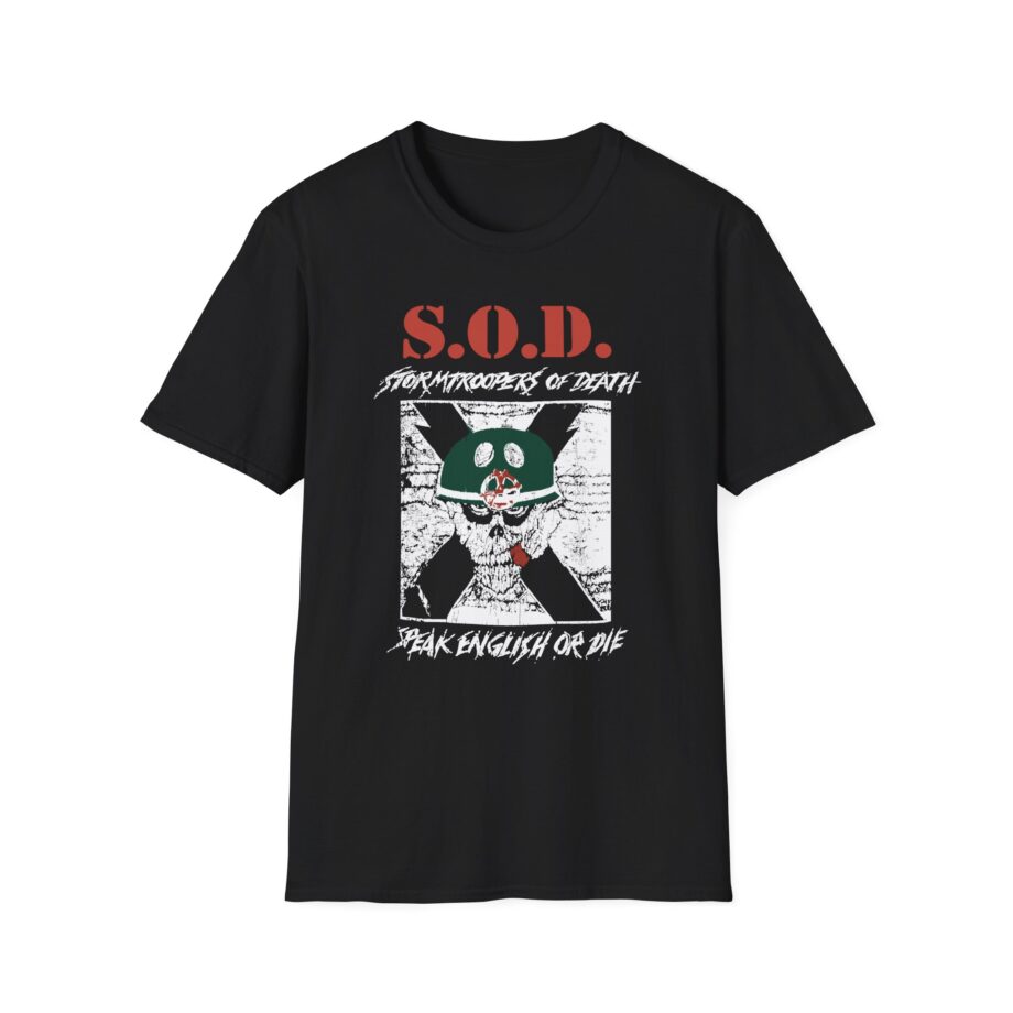 Vintage 80’s Sod Stormtroopers of Death Unisex Softstyle T-shirt