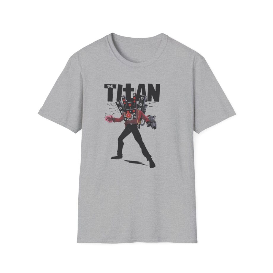 Dafuqboom Titan Speakerman High Voltage Unisex Softstyle T-Shirt