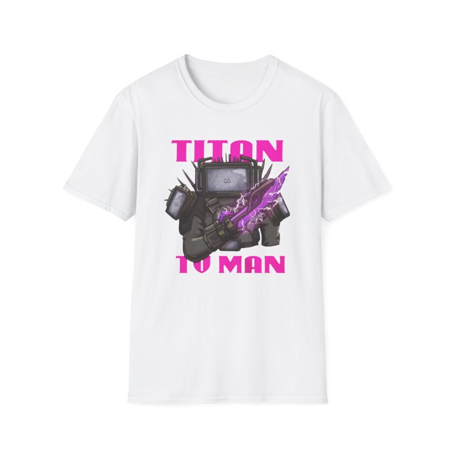 Dafuqboom Titan Tv Man Zap Unisex Softstyle T-Shirt