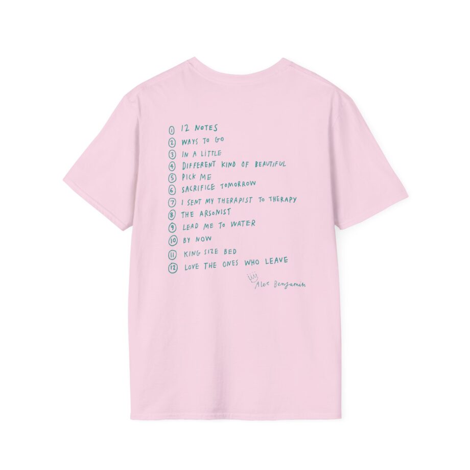 Alec Benjamin 12 Notes Unisex Softstyle T-shirt