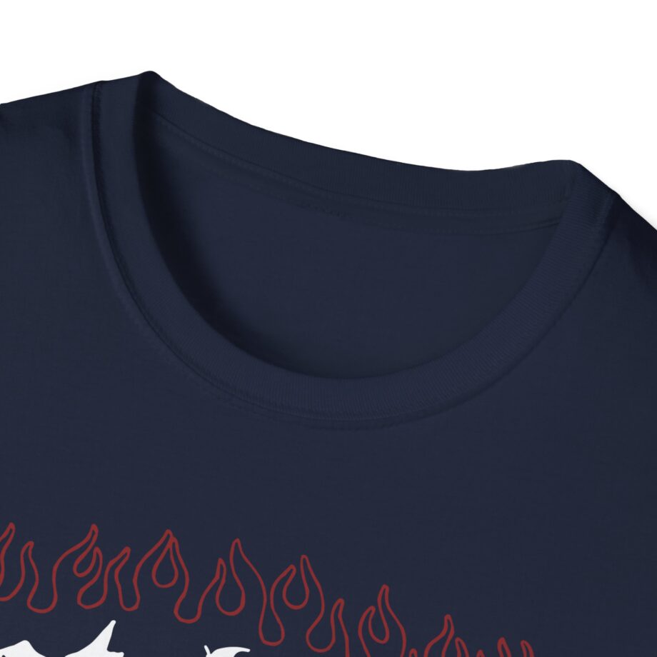 Hatebreed Flames & Skull Logo Unisex Softstyle T-Shirt