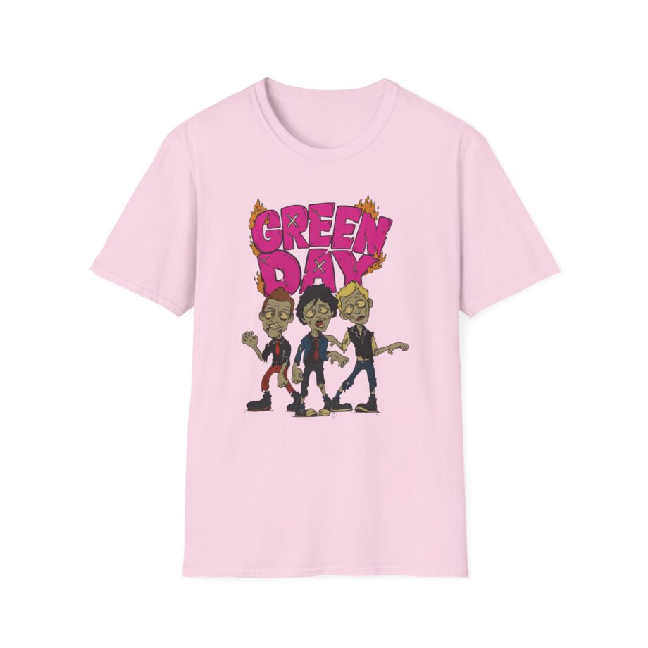 Green Day Walking Green Day Zombie Unisex Softstyle T-shirt