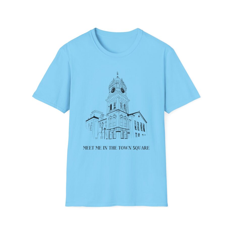 Nina Dobrev Eet Me in the Town Square  Unisex Softstyle T-Shirt