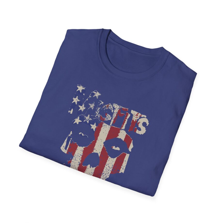 Misfits Stars and Stripes Fiend Skull Unisex Softstyle T-Shirt