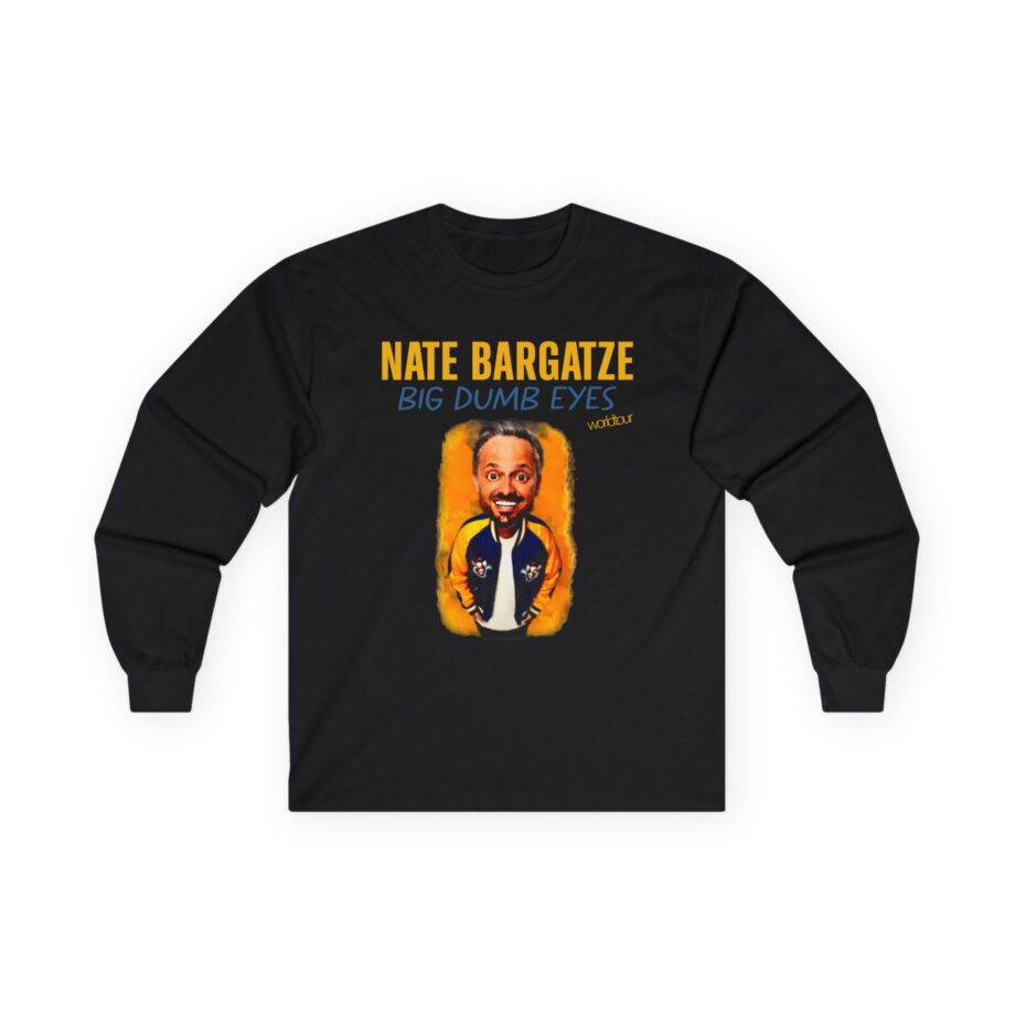Nate Bargatze Big Dumb Eyes Tour Unisex Ultra Cotton Long Sleeve Tee