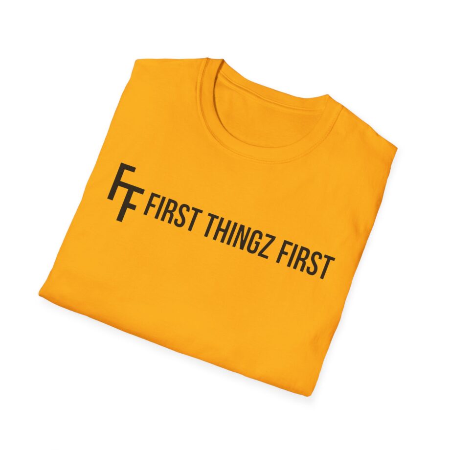 Katie Van Slyke First Thingz First  Unisex Softstyle T-shirt
