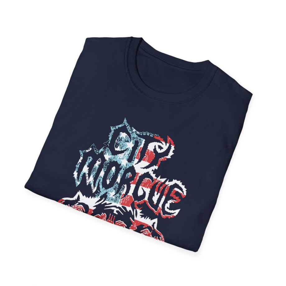 CM My Bloody America Knife Unisex Softstyle T-shirt