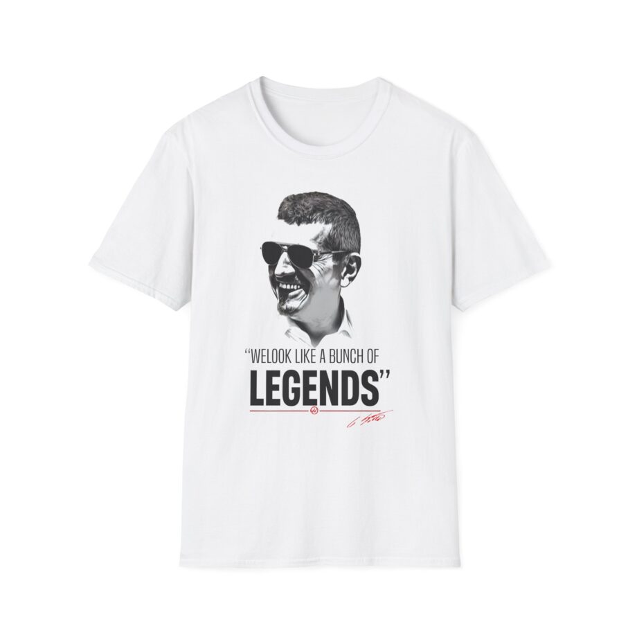 Haas F1 Guenther Steiner Legends Unisex Softstyle T-Shirt
