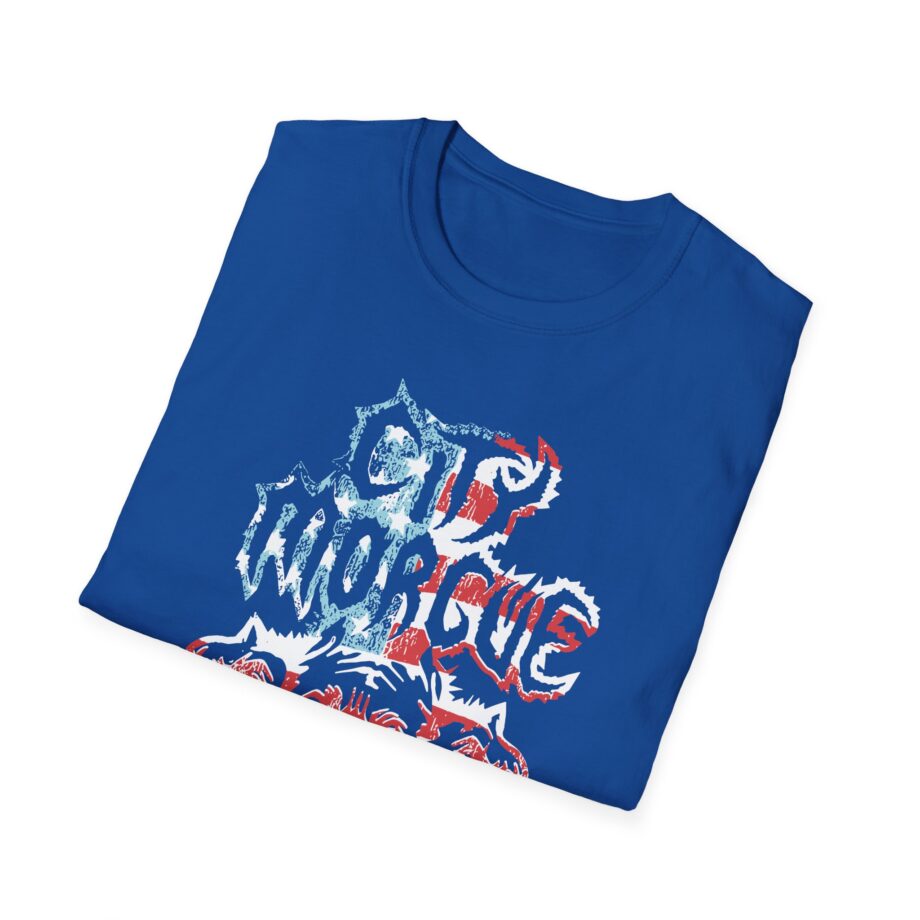 CM My Bloody America Knife Unisex Softstyle T-shirt