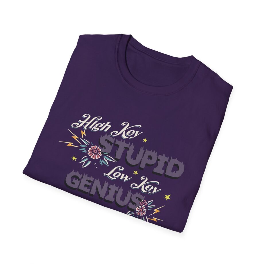 Kallmekris High Key Stupid Genius  Unisex Softstyle T-Shirt