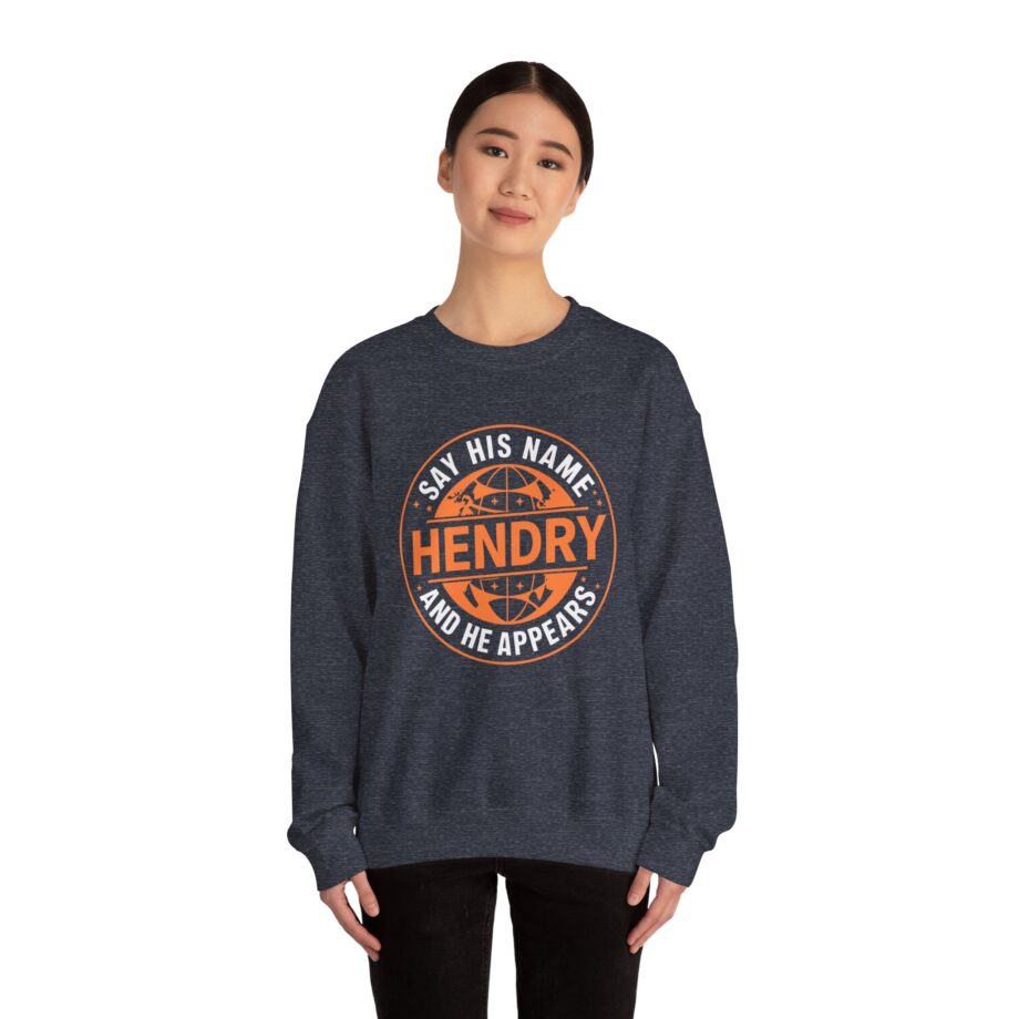 Say His Name Joe Hendry Unisex Heavy Blend™ Crewneck Sweatshirt