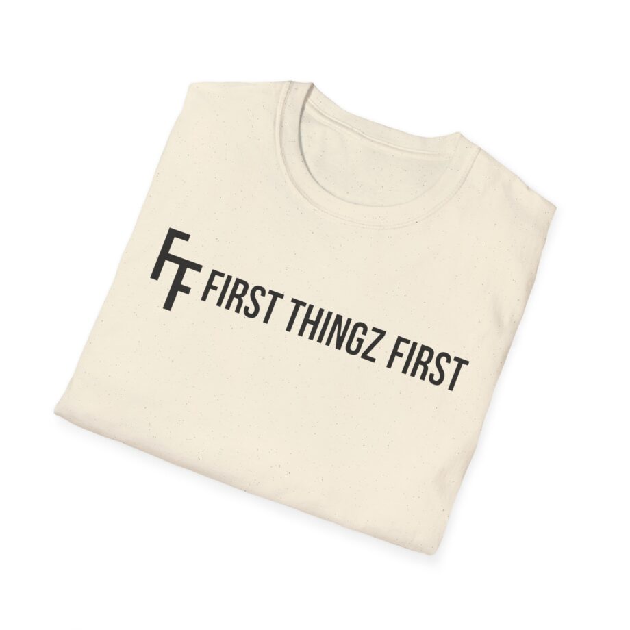 Katie Van Slyke First Thingz First  Unisex Softstyle T-shirt