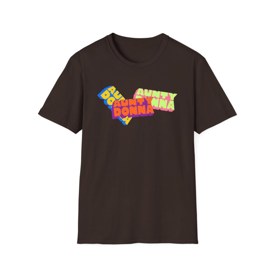 Aunty Donna Three Logo Unisex Softstyle T-shirt