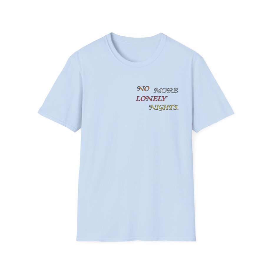 6lack No More Lonely Nights Crayon Unisex Softstyle T-Shirt