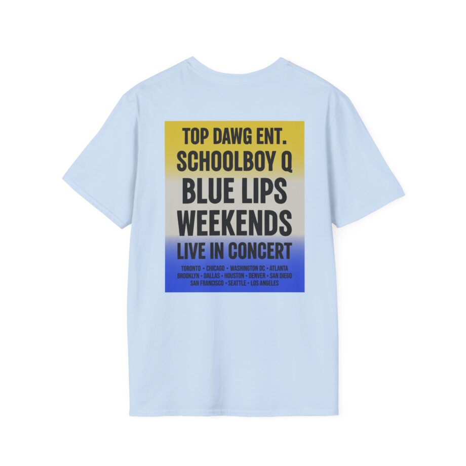 Isaiah Rashad the Blue Lips Tour Unisex Softstyle T-Shirt