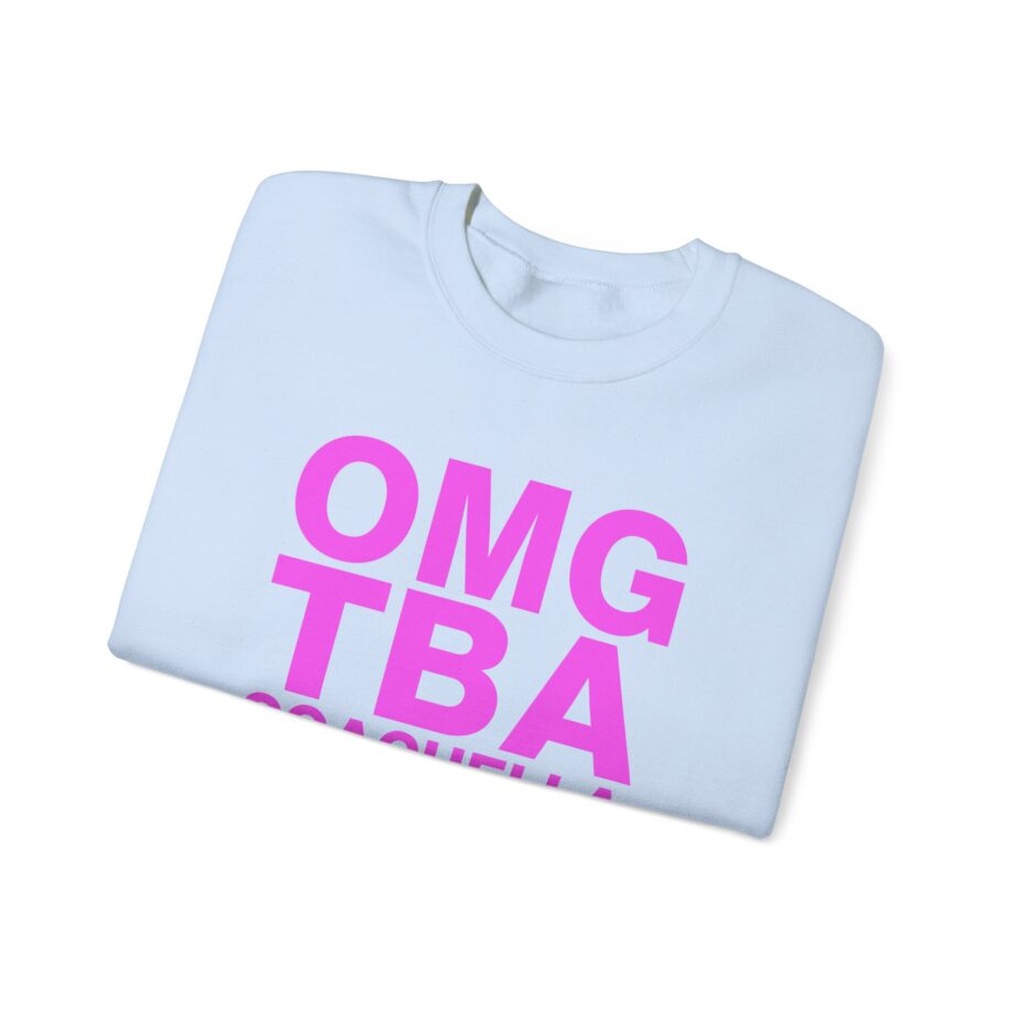 Skrillex OMG ТВА COACHELLA 042323 Four Tet. Fred again Unisex Heavy Blend™ Crewneck Sweatshirt