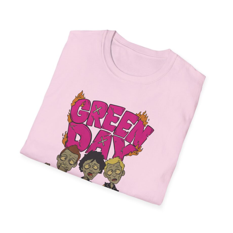 Green Day Walking Green Day Zombie Unisex Softstyle T-shirt