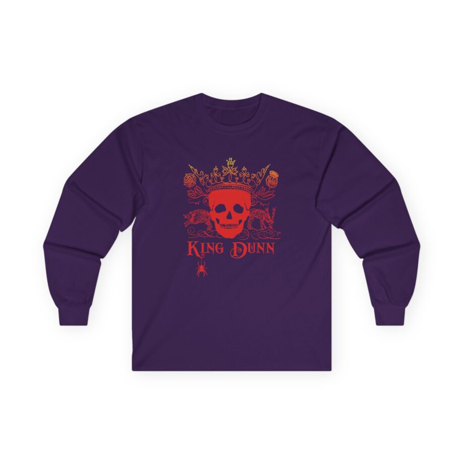 Melvins King Dunn Crown Skull Unisex Ultra Cotton Long Sleeve Tee