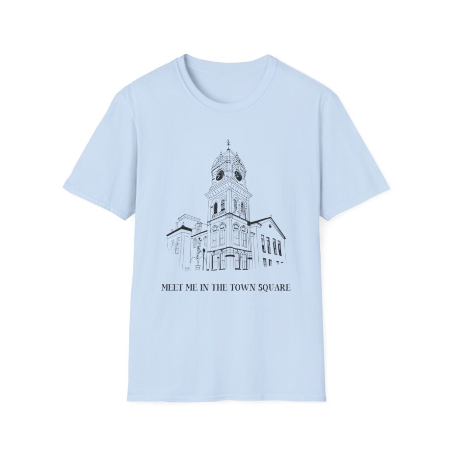 Nina Dobrev Eet Me in the Town Square  Unisex Softstyle T-Shirt