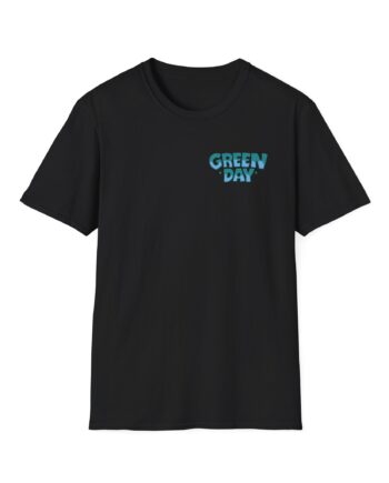 Green Day Blue Skull Unisex Softstyle T-shirt