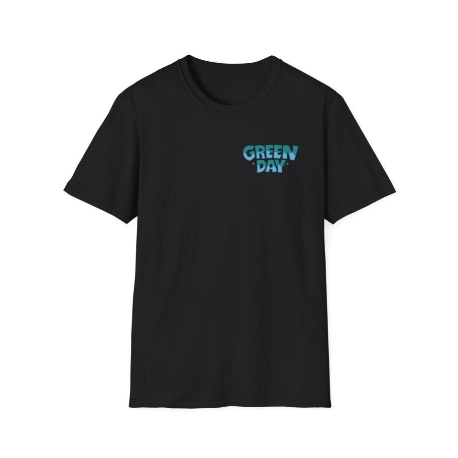 Green Day Blue Skull Unisex Softstyle T-shirt
