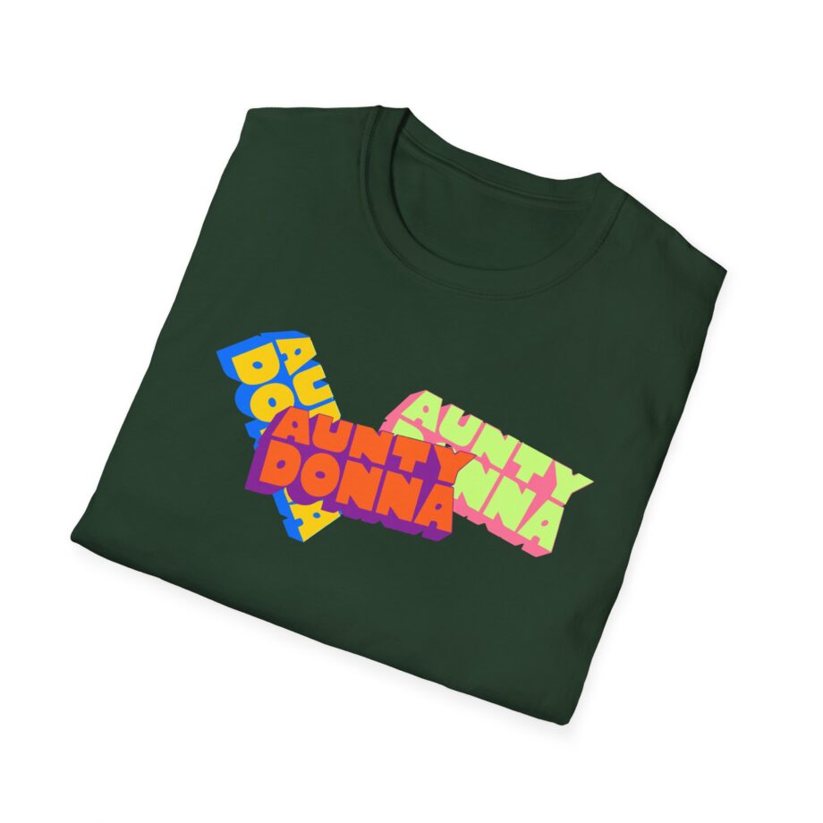 Aunty Donna Three Logo Unisex Softstyle T-shirt