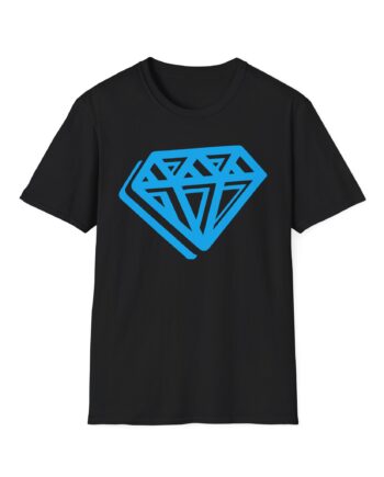 Dan Tdm Graffiti Blue Foil Unisex Softstyle T-shirt