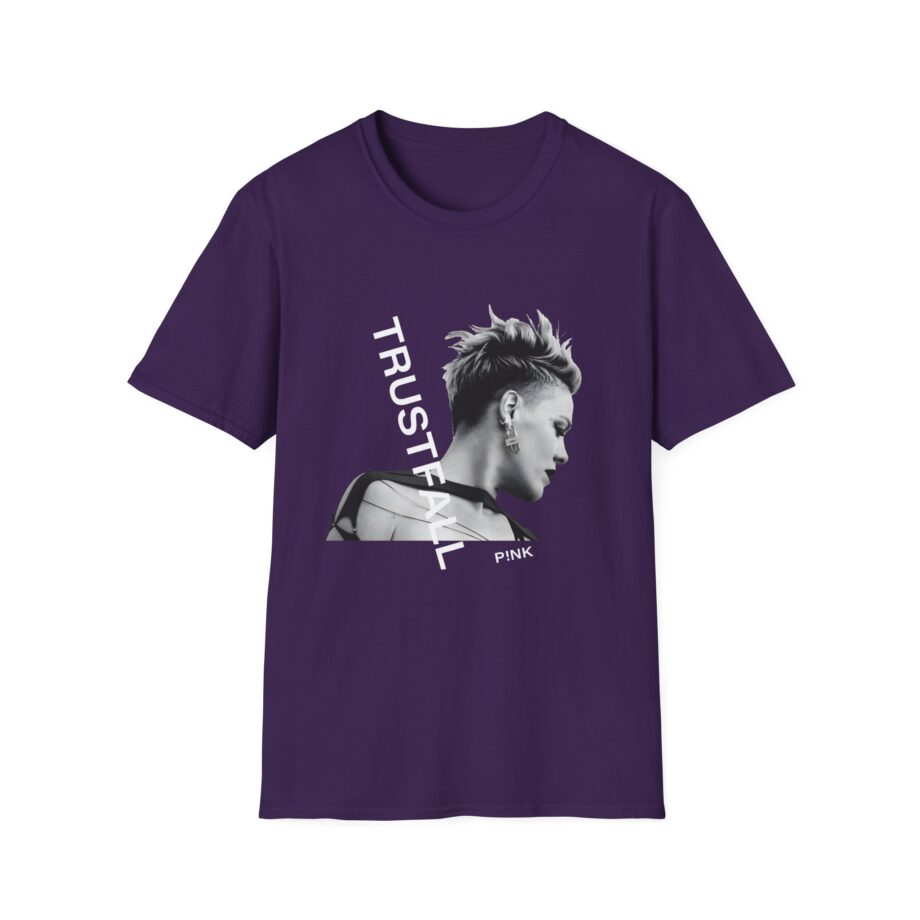 Pink Trustfall Unisex Softstyle T-Shirt