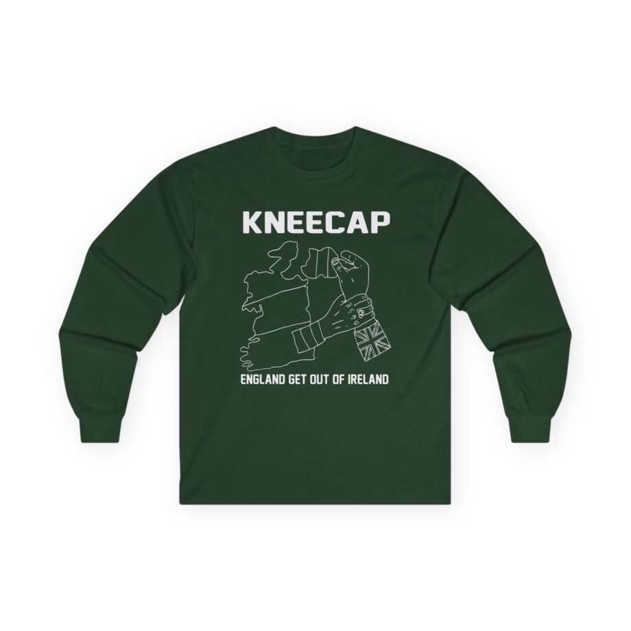 Kneecap England Get Out of Ireland Unisex Ultra Cotton Long Sleeve Tee