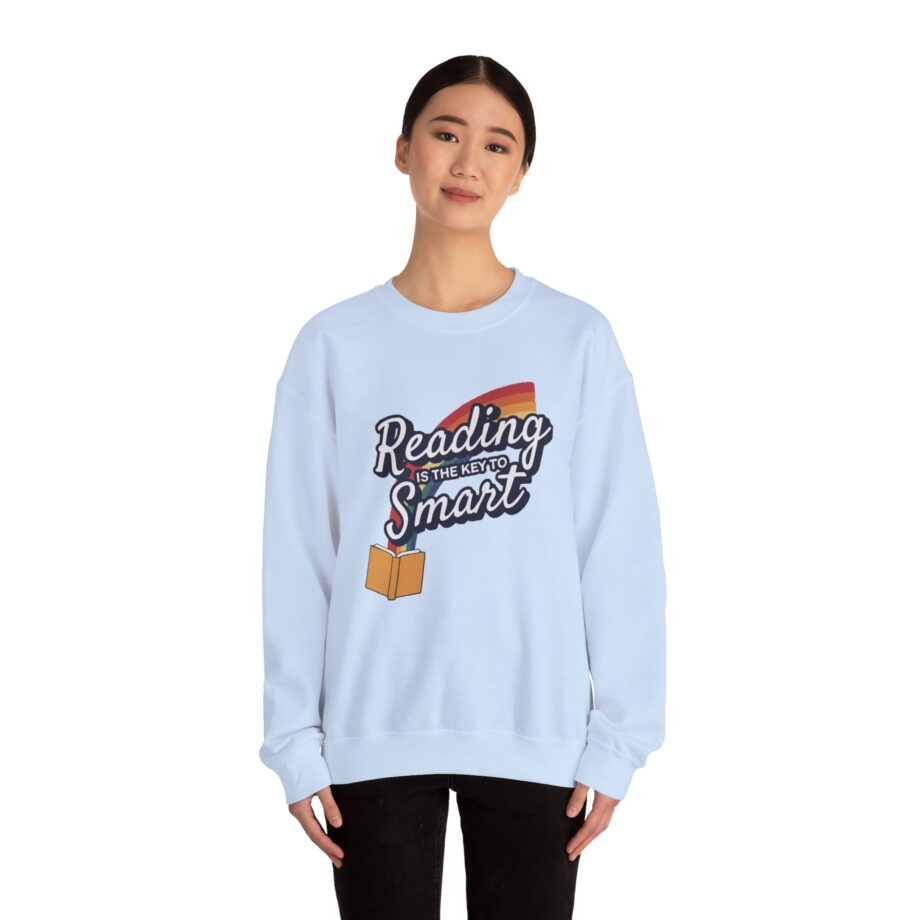 Nate Bargatze Reading is the Key to Smart Unisex Heavy Blend™ Crewneck Sweatshirt