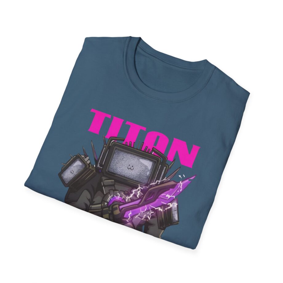 Dafuqboom Titan Tv Man Zap Unisex Softstyle T-Shirt
