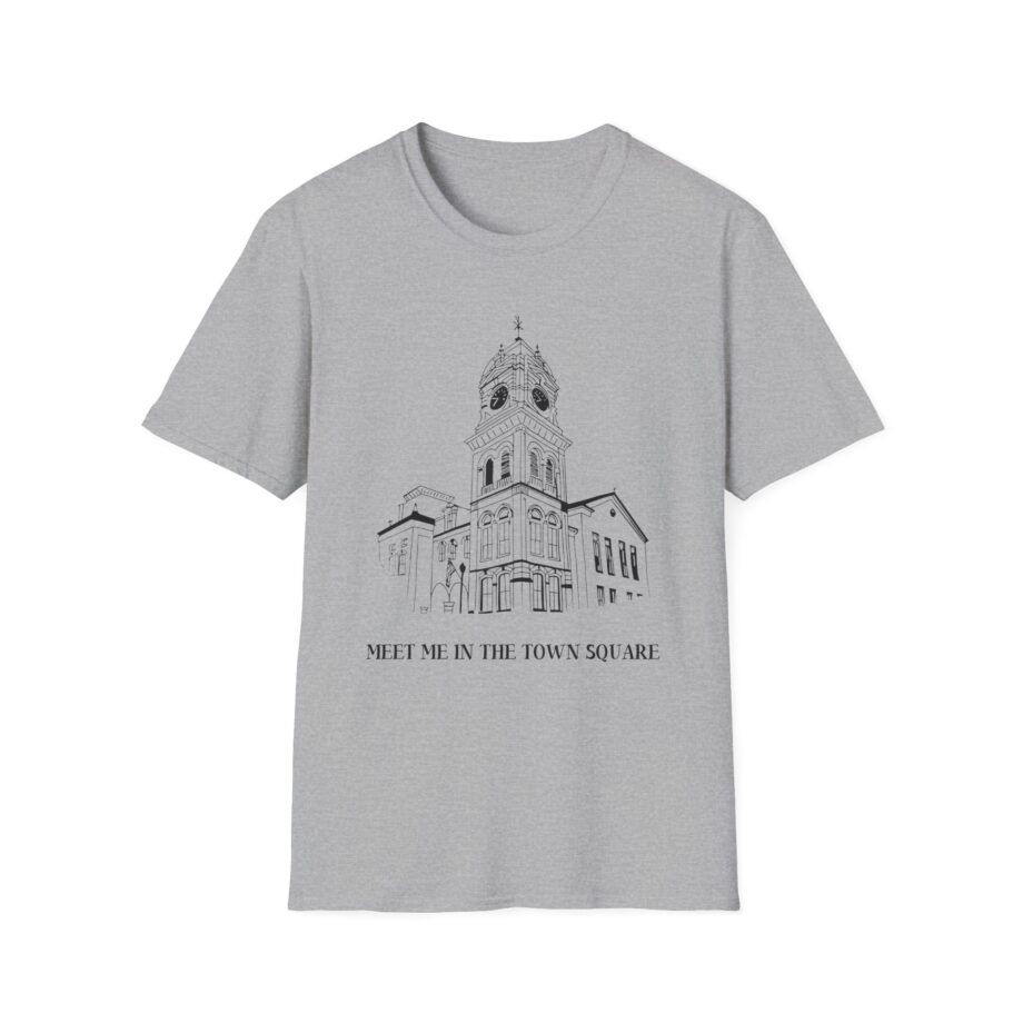 Nina Dobrev Eet Me in the Town Square  Unisex Softstyle T-Shirt
