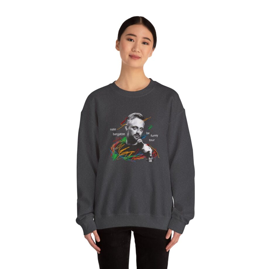 Nate Bargatze 2024 Be Funny Tour Unisex Heavy Blend™ Crewneck Sweatshirt