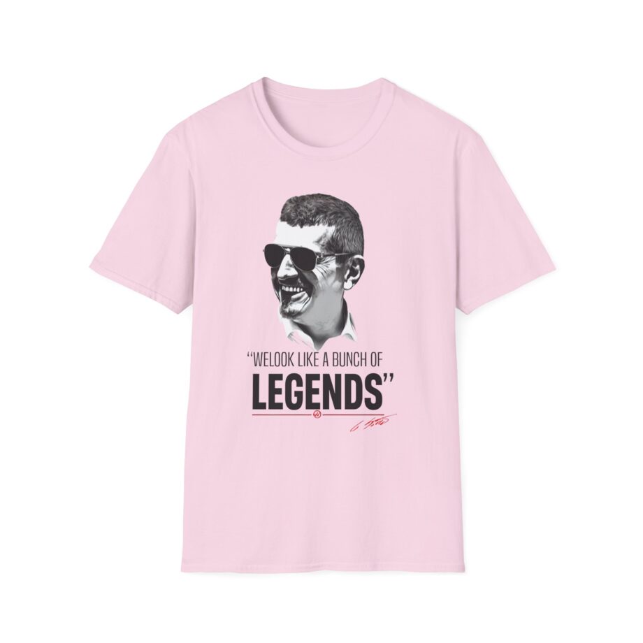 Haas F1 Guenther Steiner Legends Unisex Softstyle T-Shirt
