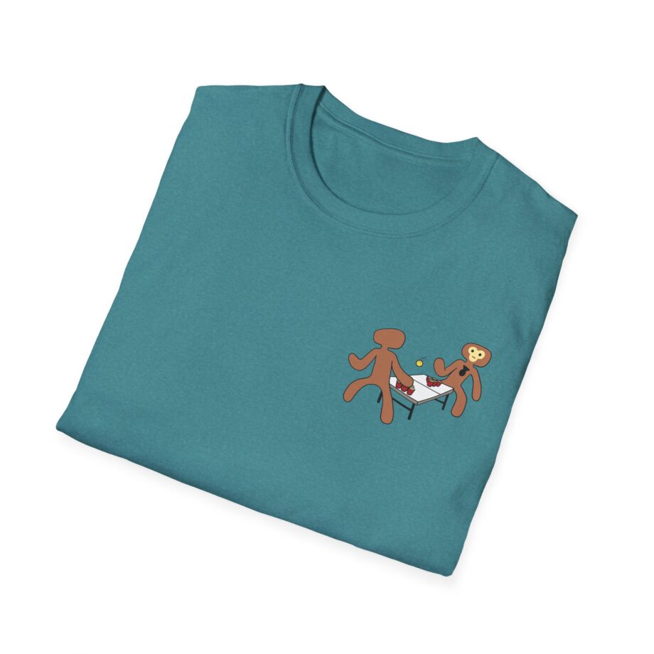 Spoonkidv Monke Pong Unisex Softstyle T-Shirt