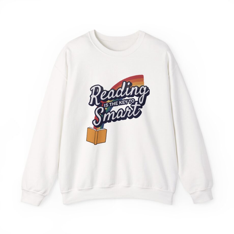 Nate Bargatze Reading is the Key to Smart Unisex Heavy Blend™ Crewneck Sweatshirt