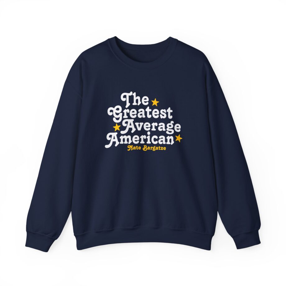 The Greatest Average American Nate Bargatze Unisex Heavy Blend™ Crewneck Sweatshirt