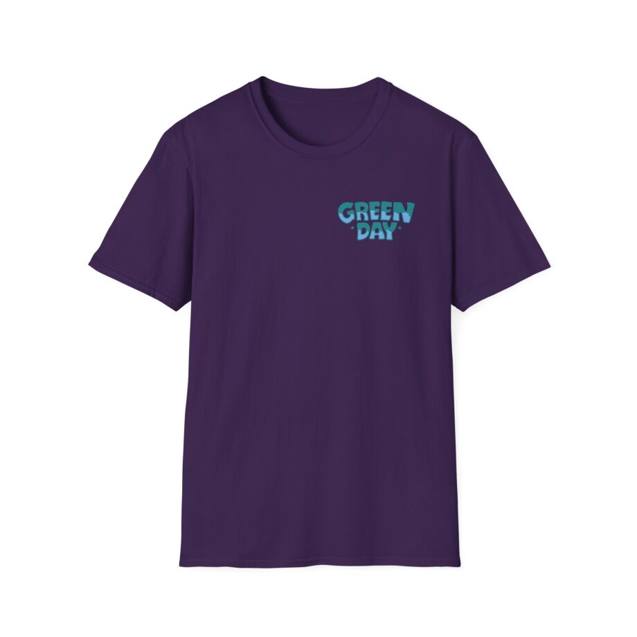Green Day Blue Skull Unisex Softstyle T-shirt