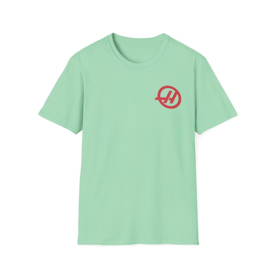 Haas F1 Small Logo Unisex Softstyle T-Shirt