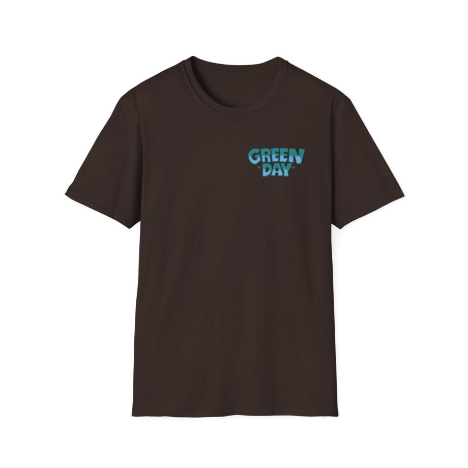 Green Day Blue Skull Unisex Softstyle T-shirt