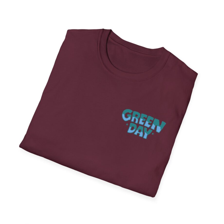 Green Day Blue Skull Unisex Softstyle T-shirt
