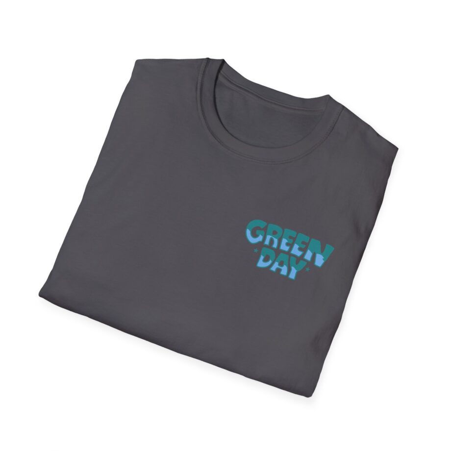 Green Day Blue Skull Unisex Softstyle T-shirt