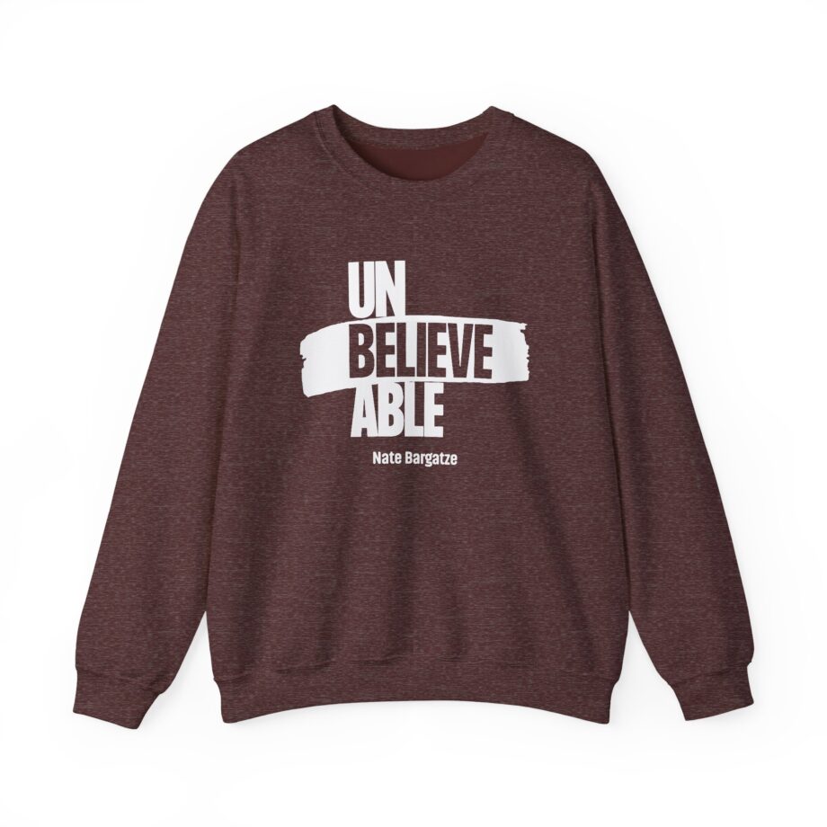 Nate Bargatze Unbelievable Unisex Heavy Blend™ Crewneck Sweatshirt