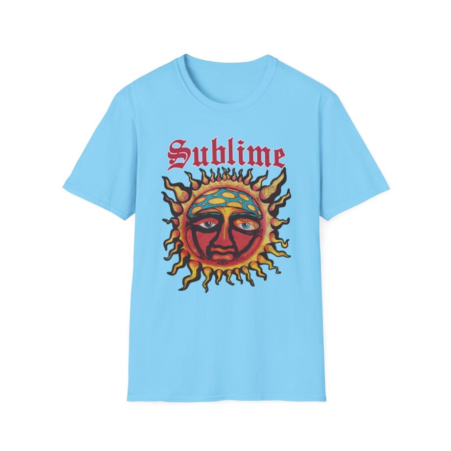 Maroon Sublime Sun Unisex Softstyle T-shirt