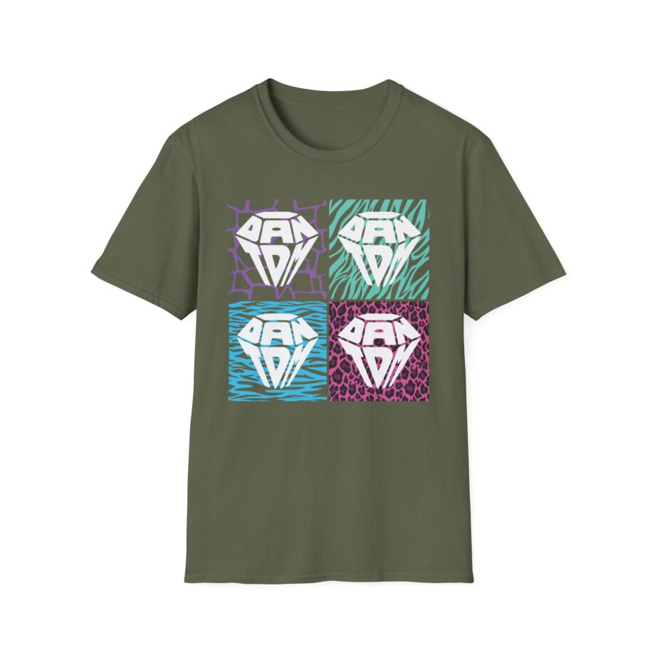 Dan Tdm Hair Metal Diamonds Unisex Softstyle T-shirt