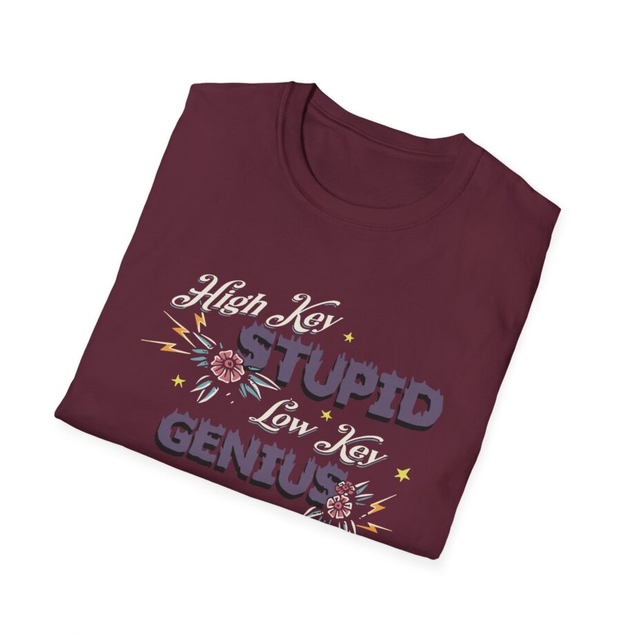 Kallmekris High Key Stupid Genius  Unisex Softstyle T-Shirt